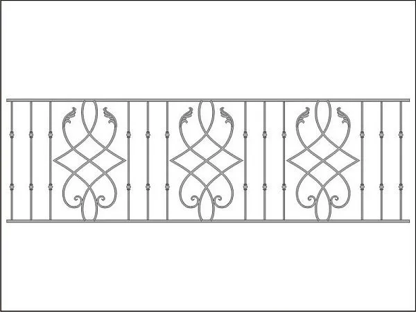 Кованые перила ПК-37